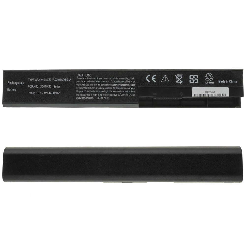 Батарея для ноутбука ASUS A32-X401 (S301, S401, S501, X301, X401, X501 series) 10.8V 4400mAh, Black від компанії Інтернет-магазин aventure - фото 1
