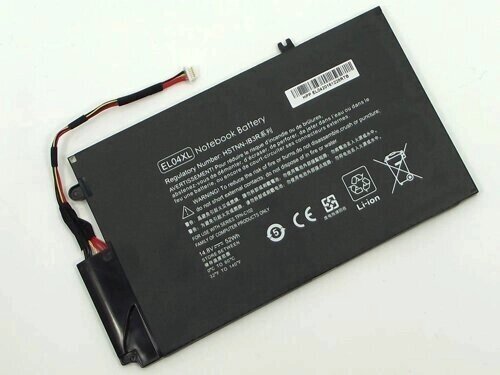 Батарея для ноутбука HP ENVY TouchSmart 4-1000, 4-1100, 4-1200, SLEEKBOOK 4T -1000 series HSTNN-IB3 (EL04, EL04XL) від компанії Інтернет-магазин aventure - фото 1