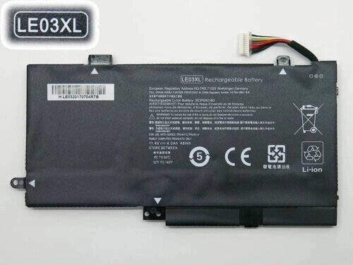 Батарея для ноутбука HP ENVY x360, M6-W102Dx, M6-W, HSTNN-YB5Q, 796356-005 (LE03, LE03XL) (11.4V 48Wh). від компанії Інтернет-магазин aventure - фото 1