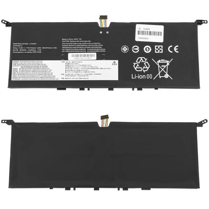 Батарея для ноутбука LENOVO L17C4PE1 (Yoga S730-13IWL) 15.36V 2735mAh 42Wh Black (5B10R32748) від компанії Інтернет-магазин aventure - фото 1