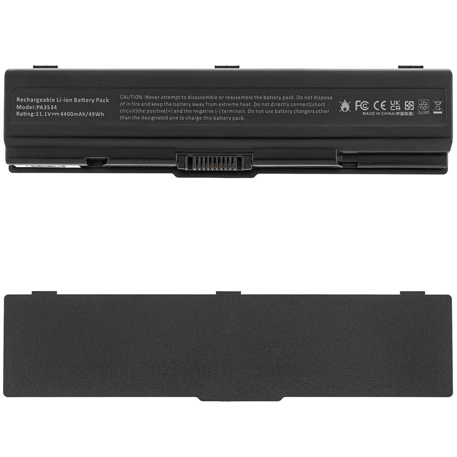 Батарея для ноутбука Toshiba PA3534 (A200, A215, A300, A350, A500, L300, L450, L500) 10.8V 4400mAh Black (OEM) від компанії Інтернет-магазин aventure - фото 1