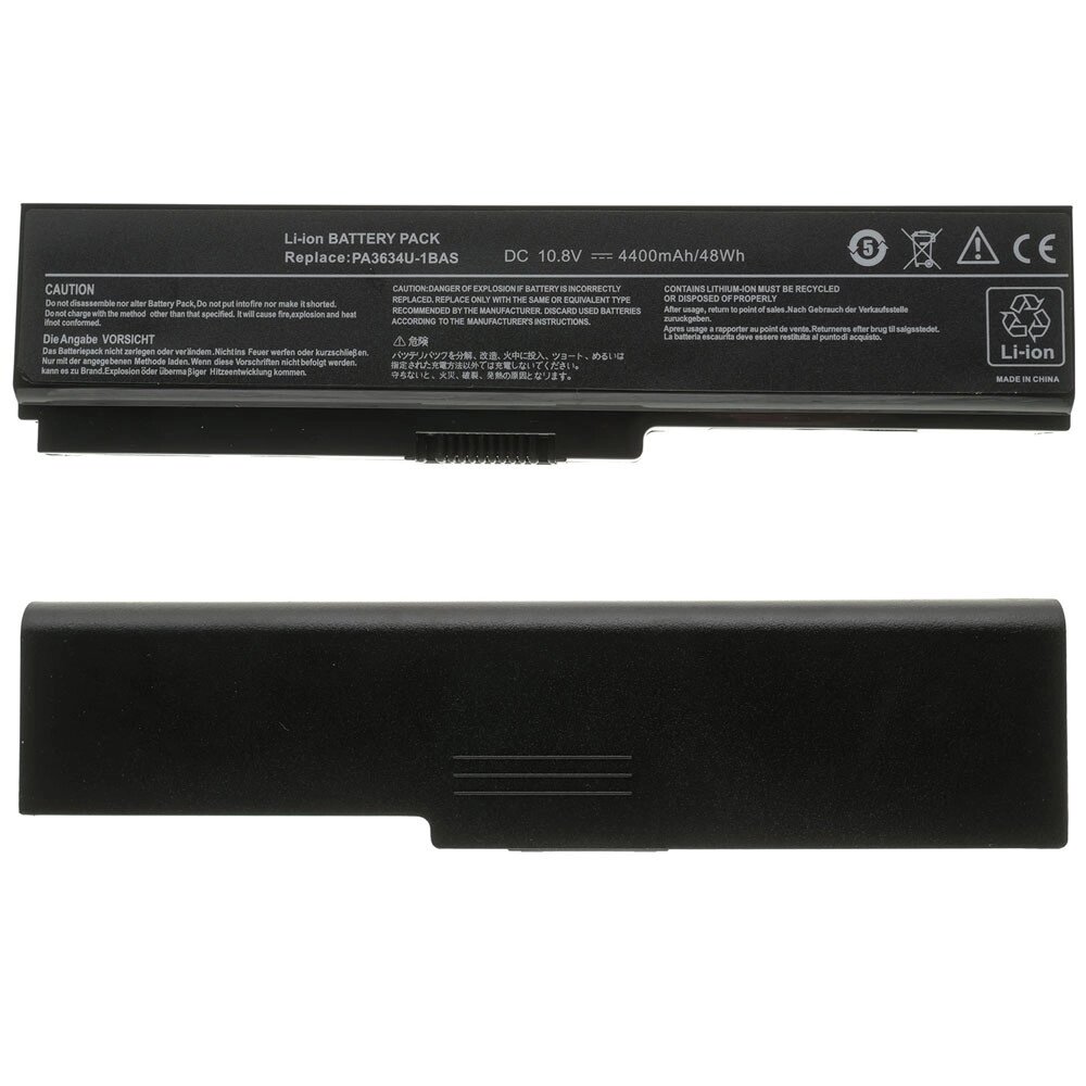 Батарея для ноутбука Toshiba PA3634 (A660, C650, L310, L515, L630, L635, L645, M300, U400, U500) 10.8V 4400mAh Black від компанії Інтернет-магазин aventure - фото 1