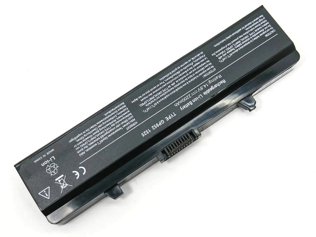 Батарея GP952 для Dell Inspiron 1525, 1440, 1526, 1545, 1546, 17, 1750; Vostro 500 (GW240) (14.8V 2200mAh 32.5Wh). від компанії Інтернет-магазин aventure - фото 1
