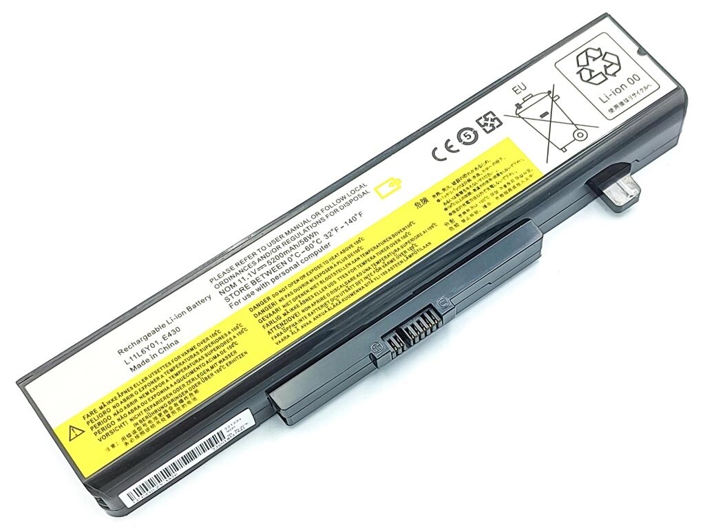 Батарея L11L6Y01 для Lenovo E430 E431 E435 E530 E535 E440 E540 IdeaPad B480 B485 B490 B495 V480 V485 (11.1V 5200mAh) від компанії Інтернет-магазин aventure - фото 1
