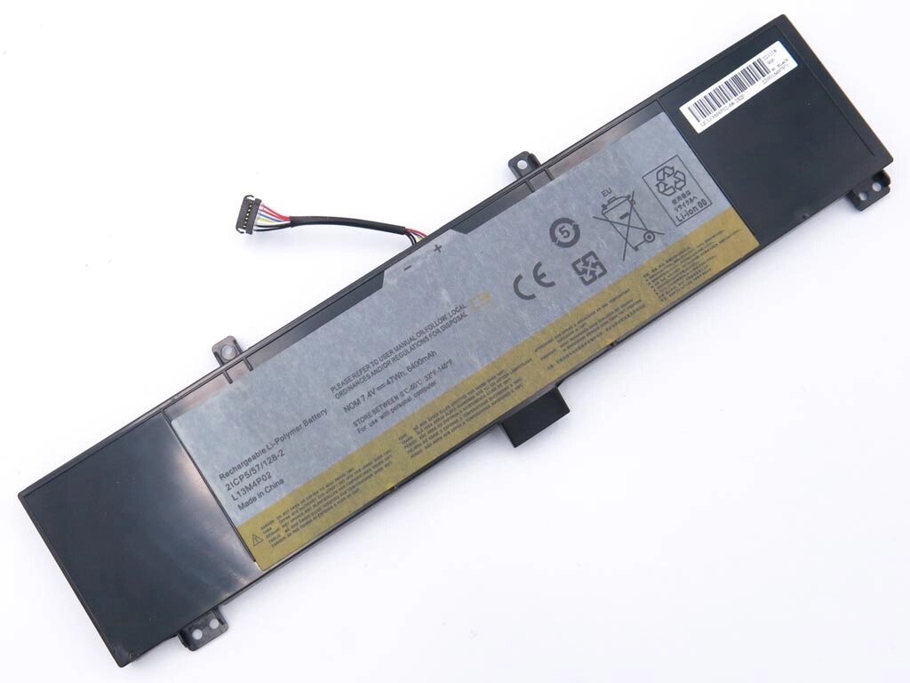 Батарея L13M4P02 для Lenovo Erazer Y50-70, Y70-70, Y50P-70, Y50-70AM, Y50-70AT (L13N4P01, L13M4P02) (7.4V 6400mAh 47Wh) від компанії Інтернет-магазин aventure - фото 1
