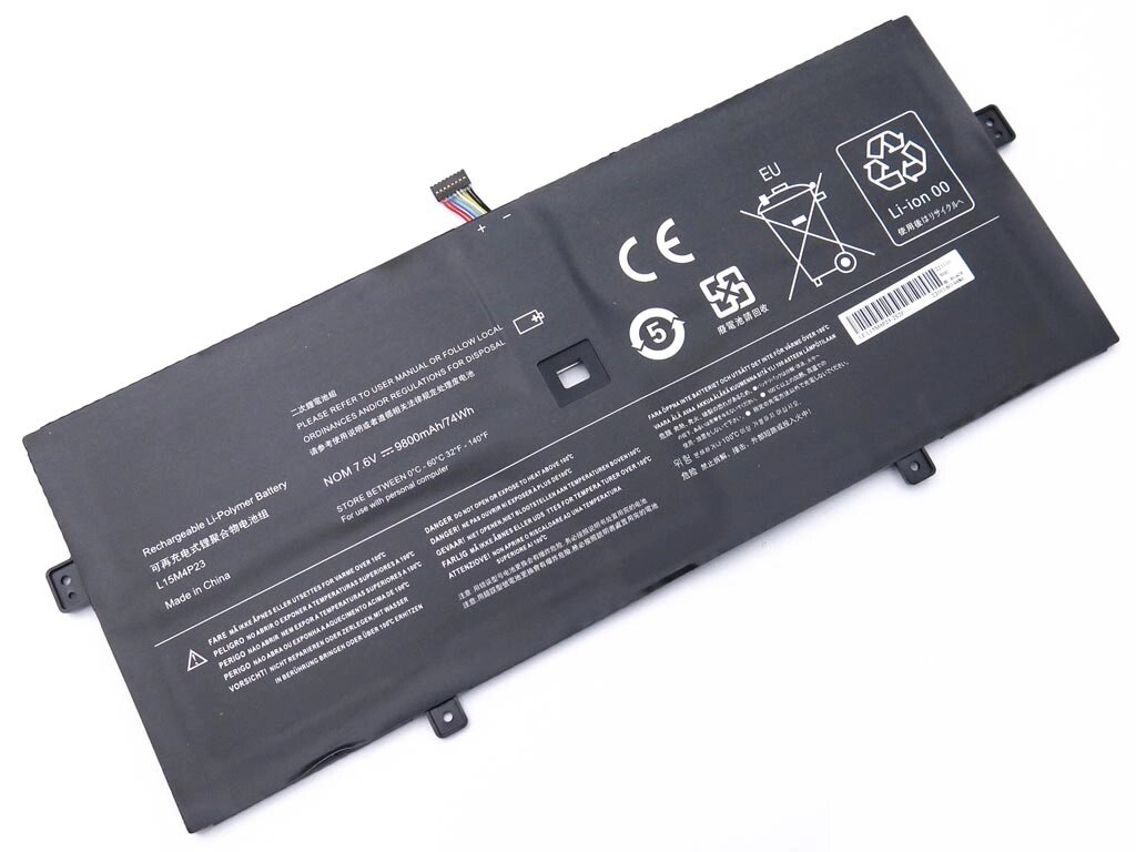 Батарея L15M4P23 для Lenovo Yoga 910 910-13IKB (L15M4P21) (7,6V 9800mAh 74Wh) від компанії Інтернет-магазин aventure - фото 1
