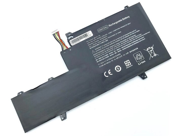Батарея OM03XL для HP EliteBook X360 1030 G2 (HSTNN-IB70, 863280-855) (11.55V 4700mAh 54Wh) від компанії Інтернет-магазин aventure - фото 1