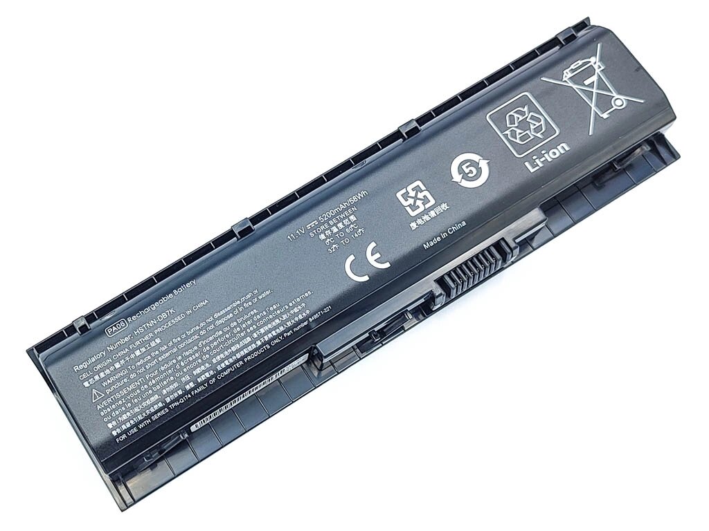 Батарея PA06 для HP Omen 17-ab, 17-w, 17-w200 (HSTNN-DB7K) (11.1V 5200mAh 58Wh) від компанії Інтернет-магазин aventure - фото 1