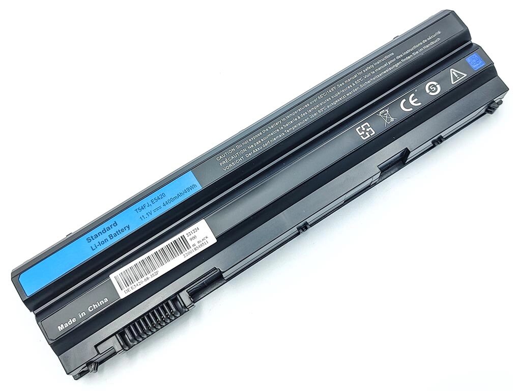 Батарея T54FJ для Dell Latitude E5420, E5430, E6420, E6430 E6520, Inspiron 5520, 7420, 7520 (11.1V 4400mAh 49Wh) (NHXVW) від компанії Інтернет-магазин aventure - фото 1