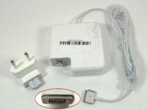 Блок живлення для APPLE MagSafe2 14.85V 3.05A 45W OEM. У комплекті вилка харчування.