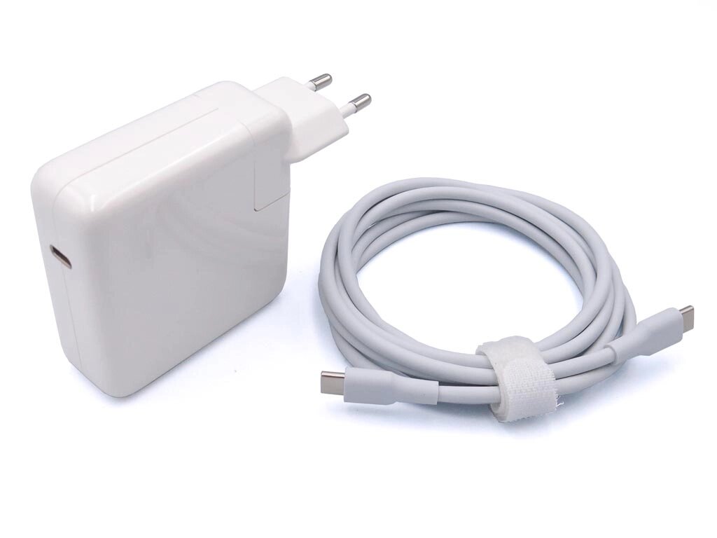 Блок живлення для APPLE 61W A1718 (MNF72LL/A) Type-C (USB-C) кабель. від компанії Інтернет-магазин aventure - фото 1