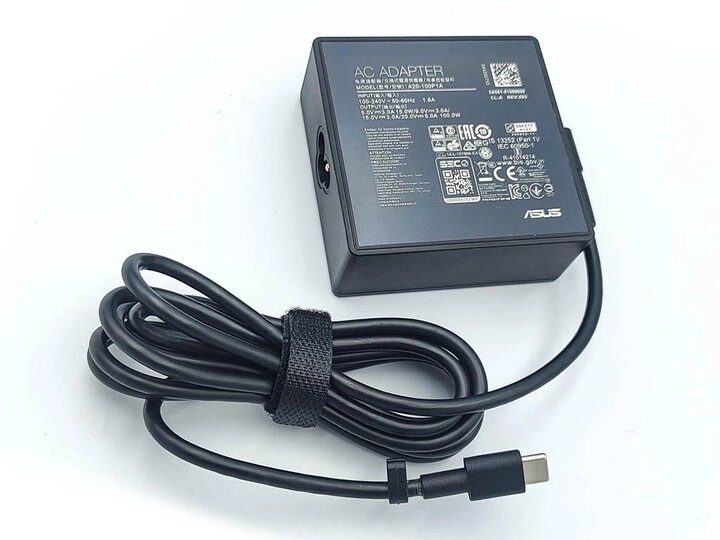 Блок живлення для ASUS 20V 5A 100W (USB-C) Type-C, A20-100P1A від компанії Інтернет-магазин aventure - фото 1