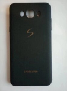 Чохол-бампер (Soft Touch) Samsung J710 чорний, синій