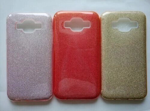 Чохол-бампер Fashion Case Glitter 3 in 1 Samsung J500 / J5 (2015) (золото, червоний, рожевий) від компанії Інтернет-магазин aventure - фото 1