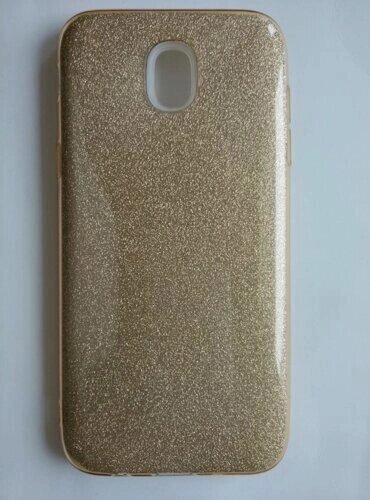 Чохол-бампер Fashion Case Glitter 3 in 1 Samsung J530 / J5 Pro / J5 (2017) золото від компанії Інтернет-магазин aventure - фото 1