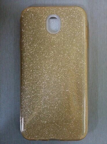 Чохол-бампер Fashion Case Glitter 3 in 1 Samsung J710 / J7 (2016) (золото) від компанії Інтернет-магазин aventure - фото 1
