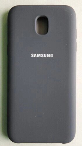 Чохол-бампер Silicone Case Samsung J530 темно-сірий від компанії Інтернет-магазин aventure - фото 1