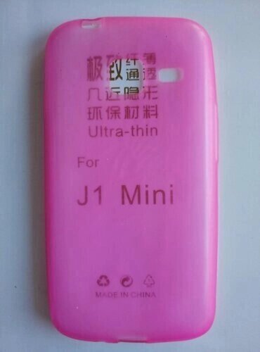 Чохол-бампер силіконовий Samsung J1 mini / J105 рожевий від компанії Інтернет-магазин aventure - фото 1