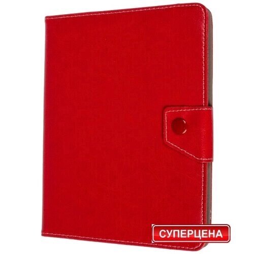 Чохол-книжка універсальна для планшета 9 дюймів червоний від компанії Інтернет-магазин aventure - фото 1
