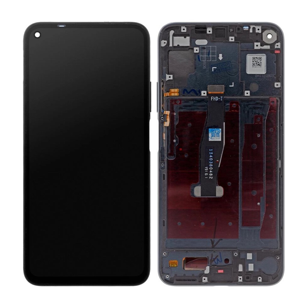 Дисплей Huawei Honor 20 (YAL-L21)/ Honor 20 Pro/ Nova 5T з сенсором чорний + рамка від компанії Інтернет-магазин aventure - фото 1