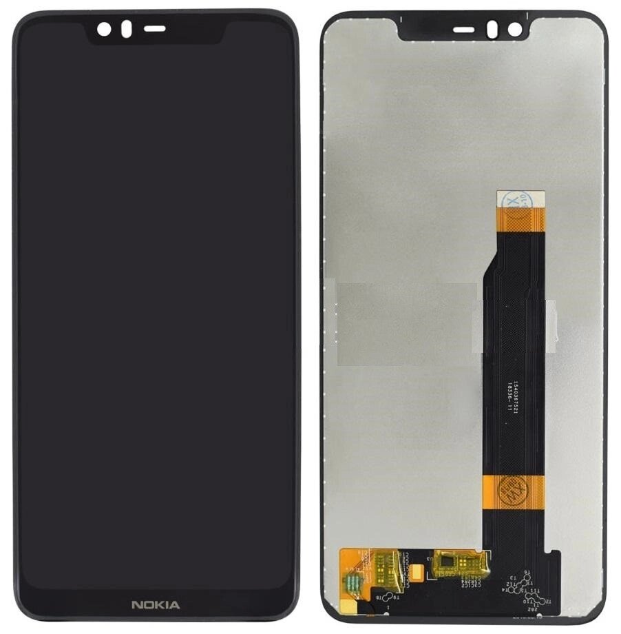 Дисплей Nokia 5.1 Plus/ X5 2018 (TA-1120/ TA-1105/ TA-1102) з сенсором чорний від компанії Інтернет-магазин aventure - фото 1