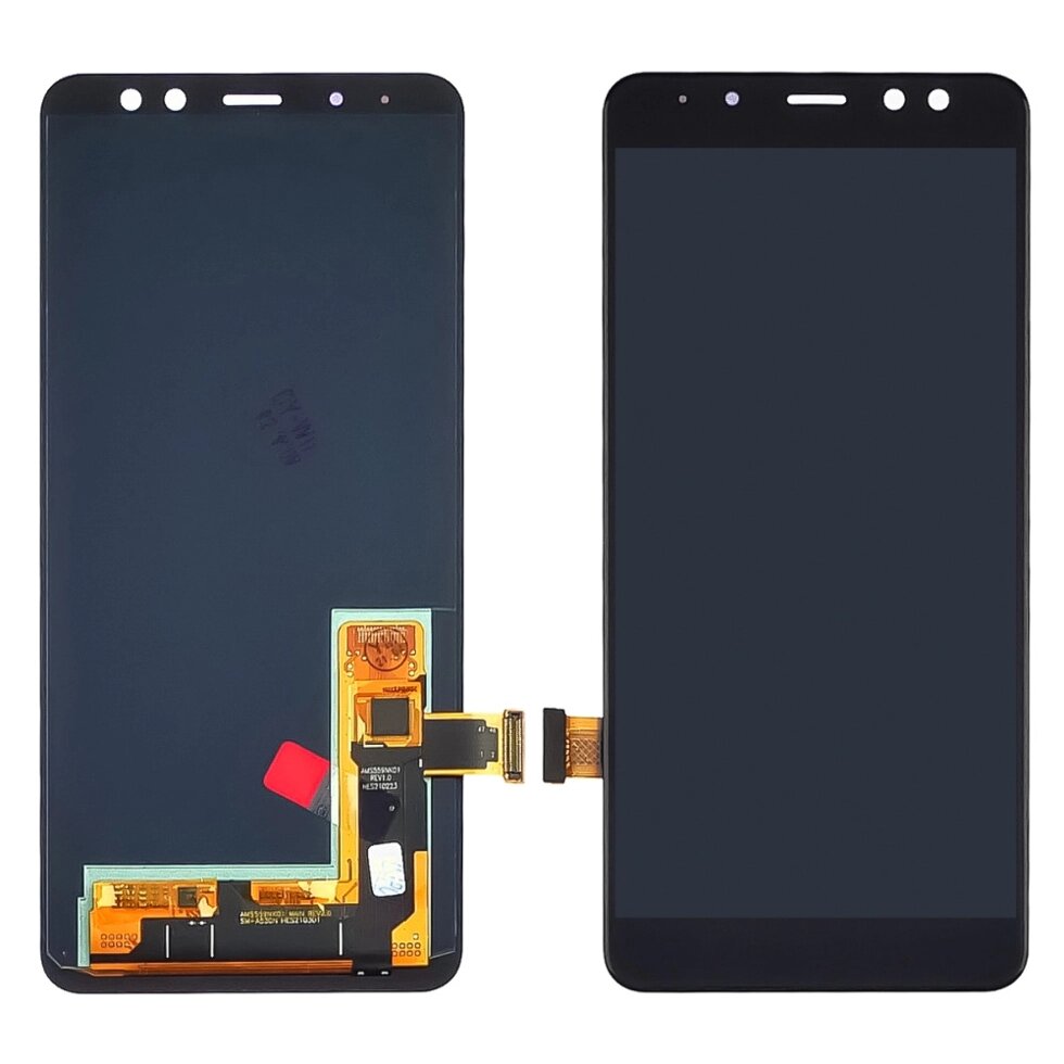 Дисплей Samsung A530F Galaxy A8 2018 OLED з сенсором чорний від компанії Інтернет-магазин aventure - фото 1