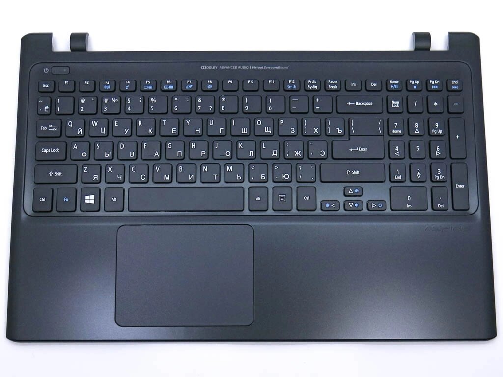 Клавіатура для Acer Aspire V5-551, V5-551G (RU Black з кришкою Black). Оригінал. від компанії Інтернет-магазин aventure - фото 1