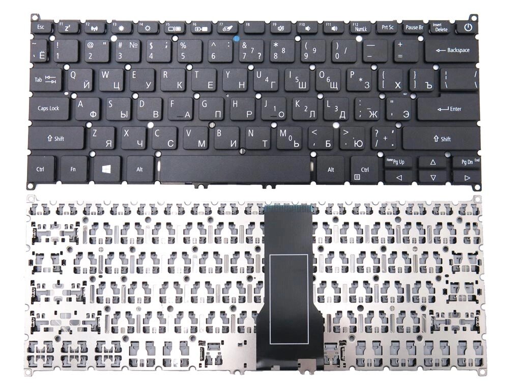Клавіатура для ACER Swift SF314-41, SF314-52G, SF314-53G, SF314-55G, SF314-56G, Swift 5 SF514-51 (RU Black без рамки). від компанії Інтернет-магазин aventure - фото 1