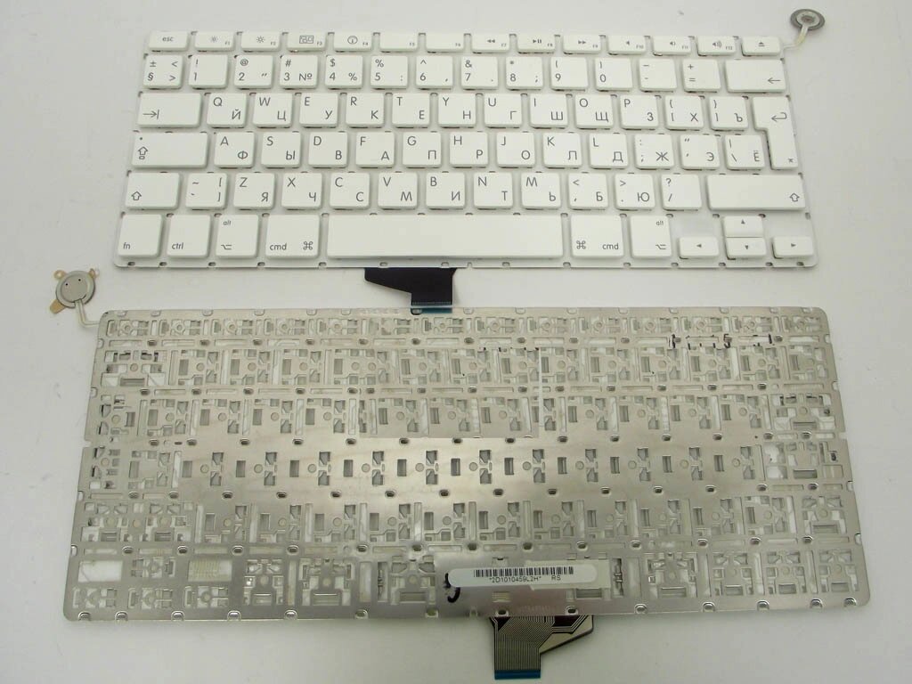 Клавіатура для APPLE A1342 (RU White Big Enter). від компанії Інтернет-магазин aventure - фото 1