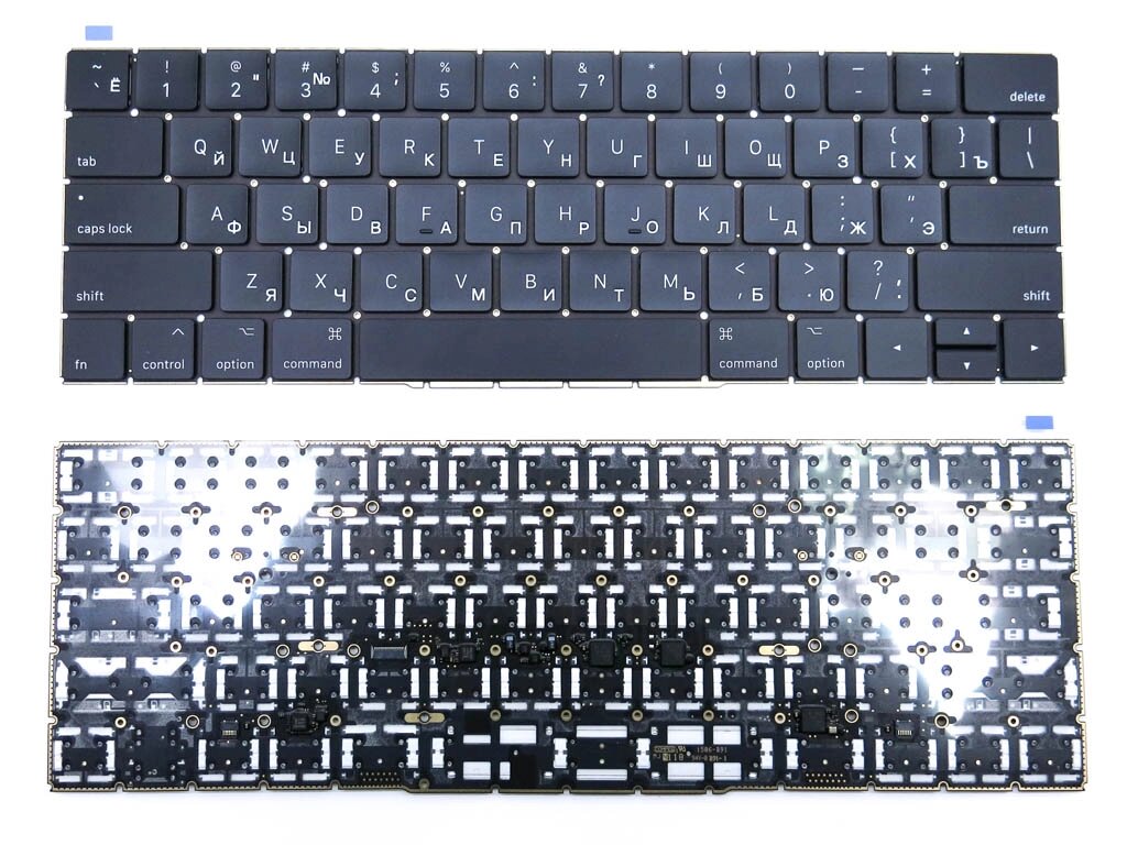 Клавіатура для APPLE A1706, A1707 Macbook Pro (2016, 2017) (RU, Small Enter) від компанії Інтернет-магазин aventure - фото 1
