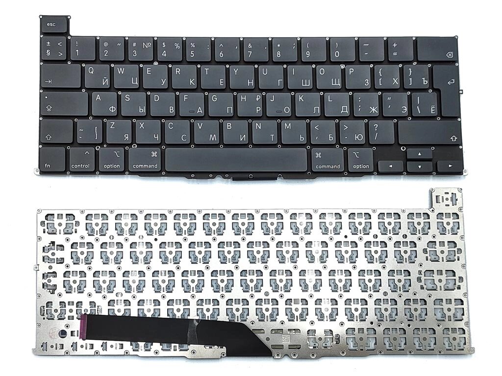 Клавіатура для APPLE A2141 MacBook Pro 16" (2020, 2021) (RU, Big Enter) від компанії Інтернет-магазин aventure - фото 1