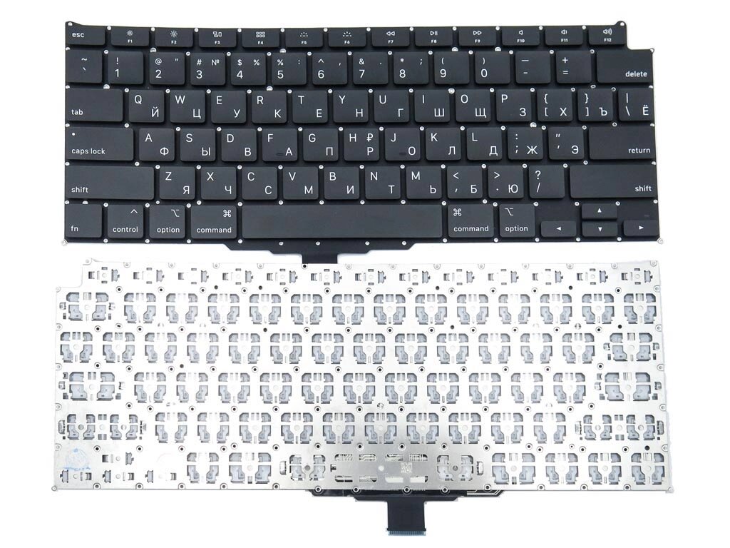 Клавіатура для APPLE A2179 MacBook Air 13 "(2020 року, 2 021) (RU BLACK, Small Enter під підсвічування). Оригінал. від компанії Інтернет-магазин aventure - фото 1
