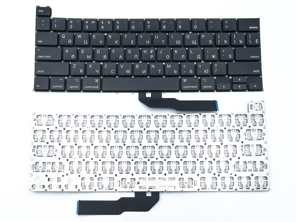 Клавіатура для APPLE A2251 MacBook Pro 13 "(2020 року, 2021) (RU BLACK, Small Enter під підсвічування). Оригінал. від компанії Інтернет-магазин aventure - фото 1