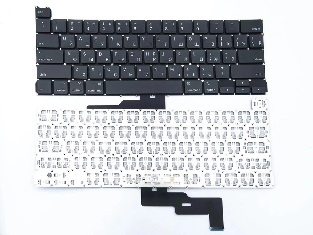 Клавіатура для APPLE A2289 MacBook Pro 13 "(2020 року, 2 021) (RU BLACK, Small Enter під підсвічування). Оригінал. від компанії Інтернет-магазин aventure - фото 1