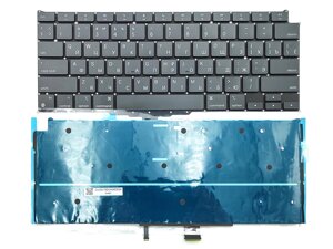 Клавіатура для APPLE A2337 MacBook Air 13"2020, 2021) (RU, Small Enter з підсвіткою)