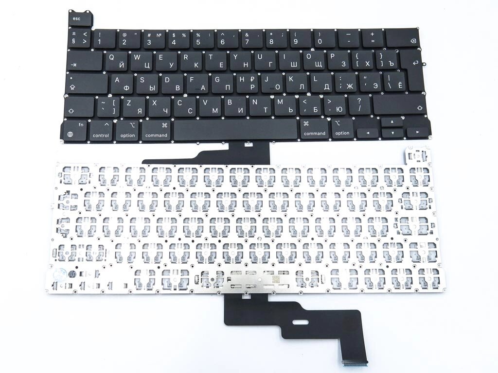 Клавіатура для APPLE A2338 MacBook Pro 13 "(2020 року, 2021) (RU BLACK, Big Enter під підсвічування). Оригінал. від компанії Інтернет-магазин aventure - фото 1