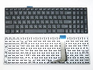 Клавіатура для ASUS E502, E502MA, E502S, E502SA, E502N, E502NA (RU black без рамки). оригінал.