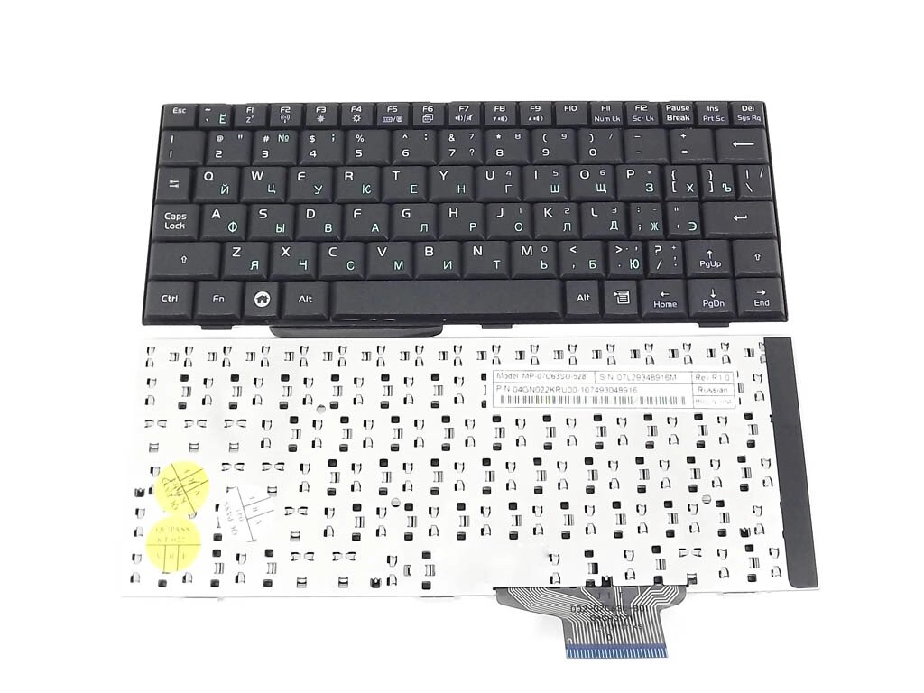 Клавіатура для ASUS EEE PC 900, 901, 700, 701, 902, 4G (RU Black). від компанії Інтернет-магазин aventure - фото 1