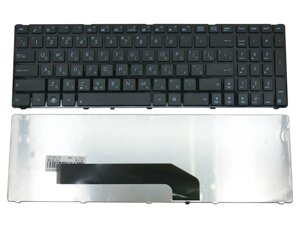 Клавіатура для Asus K50/ F52/ K70/ K50IJ/ K50ID/ K60/ K61/ K70 чорна + російська NEW