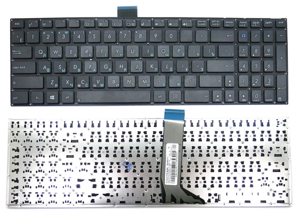 Клавіатура для ASUS S500, S500C, S500CA, V500, V500C (RU Black без рамки). від компанії Інтернет-магазин aventure - фото 1