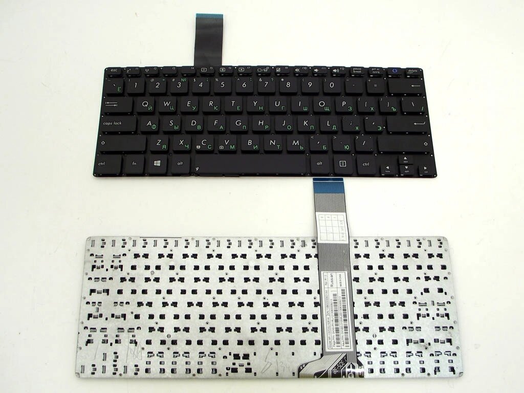 Клавіатура для ASUS VivoBook S300, S300C, S300CA, S301LP, S301LA, Q301, Q301LA, Q301L, X302LJ (RU Black без рамки ). від компанії Інтернет-магазин aventure - фото 1