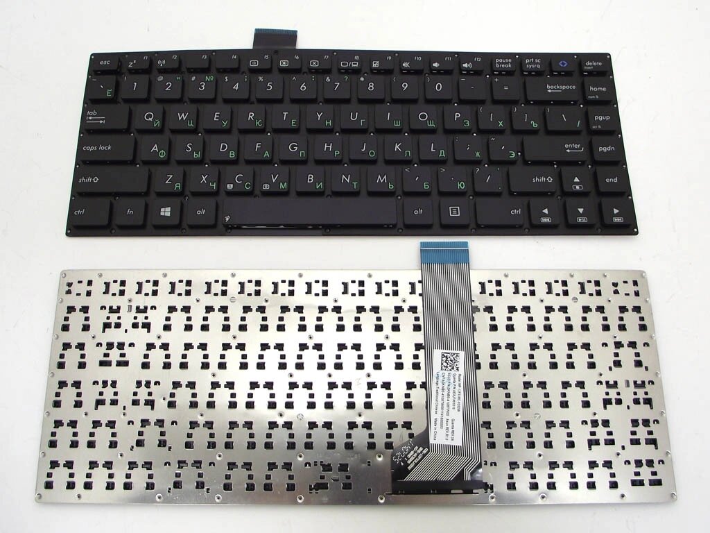 Клавіатура для ASUS VivoBook S400, S400C, S400E, S400CA, S451, X402, X402C, E402M, E402MA, E402S, E402SA (Без рамки). від компанії Інтернет-магазин aventure - фото 1