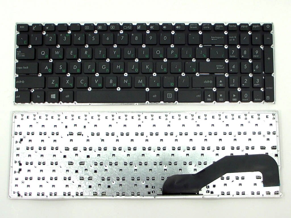 Клавіатура для Asus X540/ X540L/ X540LA/ X540LJ/ X540S/ X540SA чорна + російська від компанії Інтернет-магазин aventure - фото 1