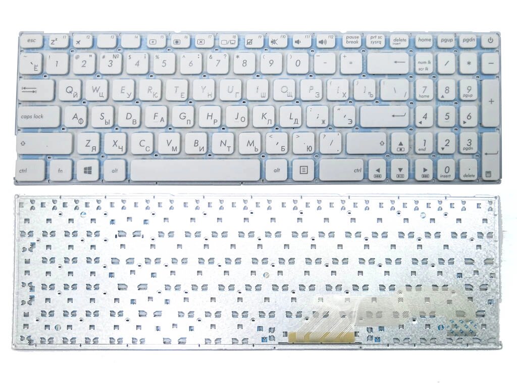 Клавіатура для ASUS X541, X541LA, X541S, X541SA, X541UA, R541, R541U (RU White без рамки ). від компанії Інтернет-магазин aventure - фото 1