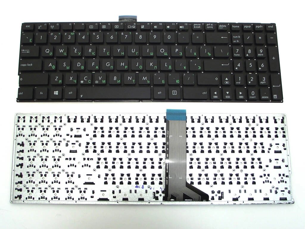 Клавіатура для ASUS X553M, X553MA, X555, K555, X502C, K555LA, K555LP, K555LB, K555LD, K555SJ (без рамки і кріплень). від компанії Інтернет-магазин aventure - фото 1