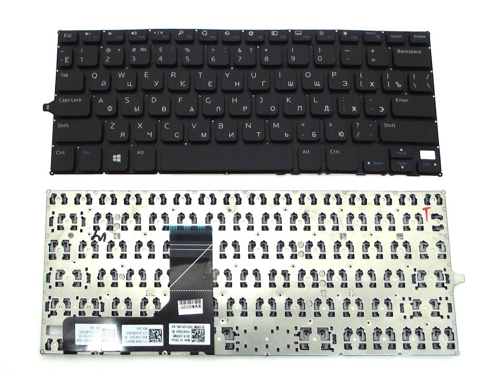 Клавіатура для DELL Inspiron 11 3147, 3148 (RU Black без рамки) Copy. від компанії Інтернет-магазин aventure - фото 1