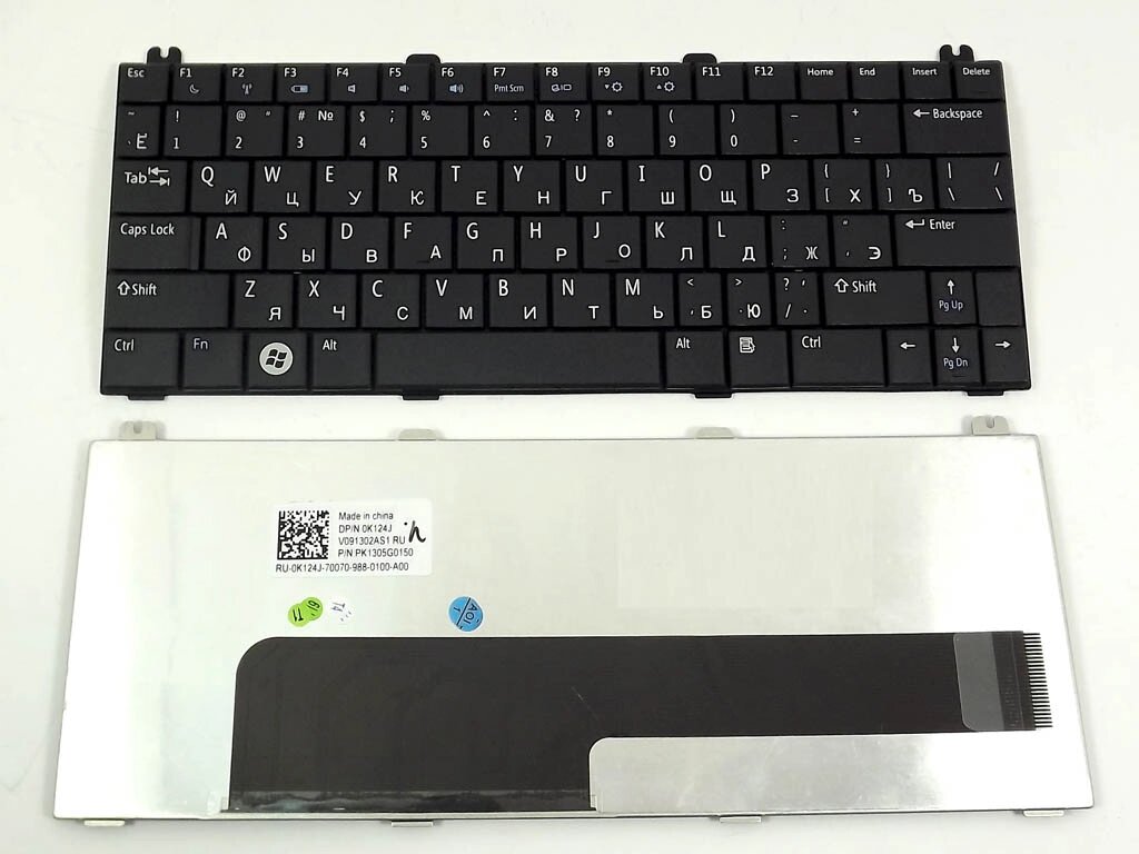 Клавіатура для DELL Inspiron MINI 1210 (RU Black). Оригінал. від компанії Інтернет-магазин aventure - фото 1