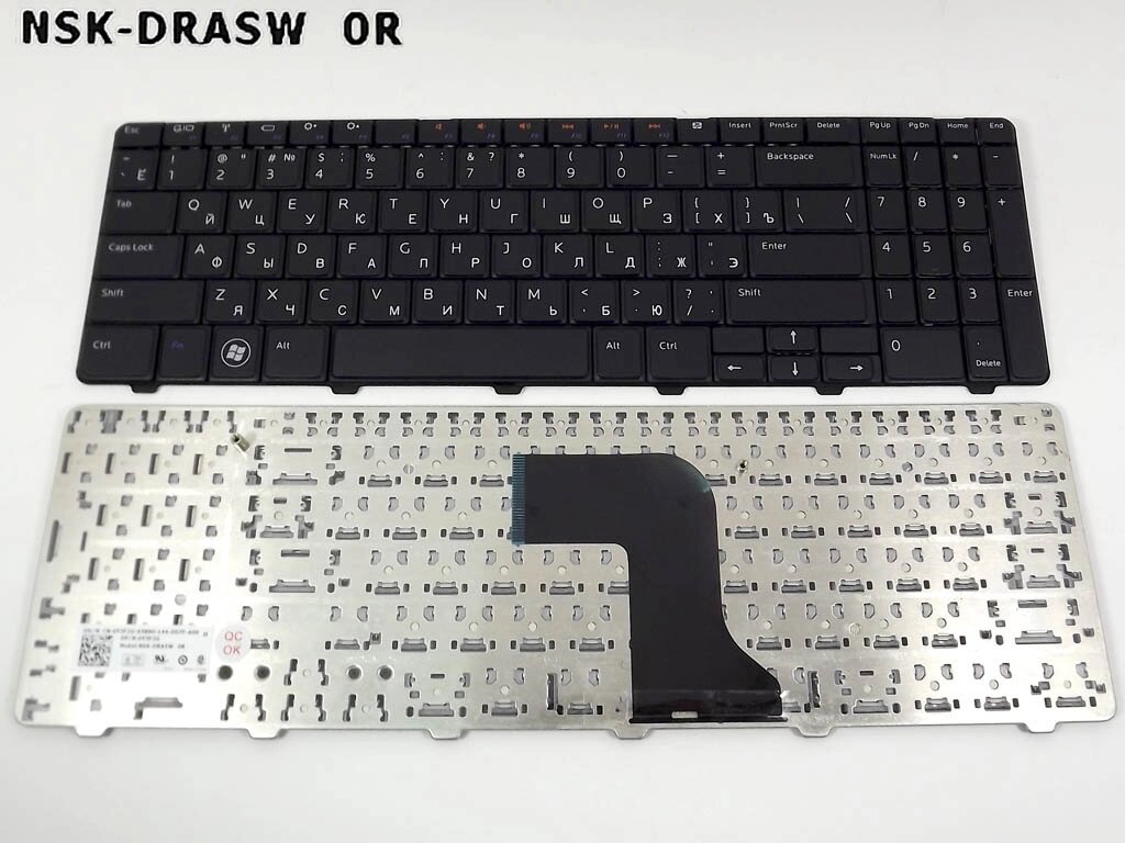 Клавіатура для DELL Inspiron N5010, M5010 (RU Black). від компанії Інтернет-магазин aventure - фото 1