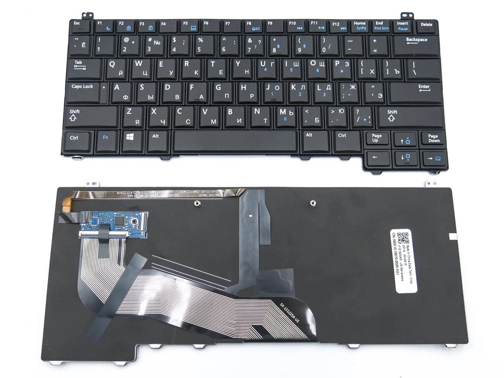 Клавіатура для DELL Latitude E5440 (RU Black з підсвічуванням). Оригінал. від компанії Інтернет-магазин aventure - фото 1