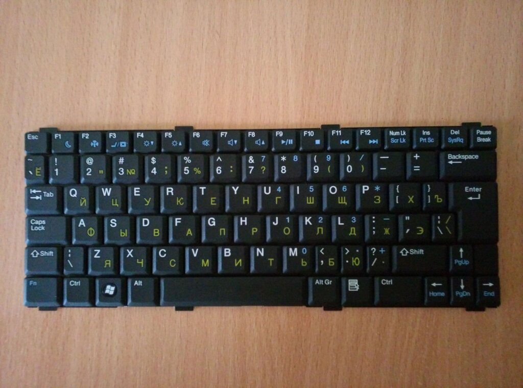 Клавіатура для Dell Vostro 1200 Series, black від компанії Інтернет-магазин aventure - фото 1